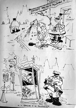 Extrait de l'album du voyage en Pologne de la Cl58